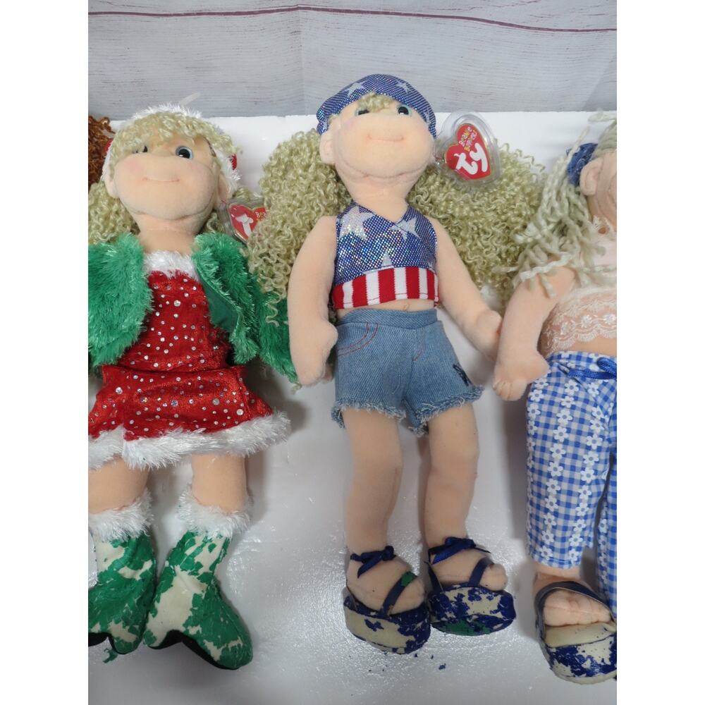 Vintage Ty Beanie Boppers Set of 7 with Tags - Some Shoes with Flaws - Picture 8 of 14